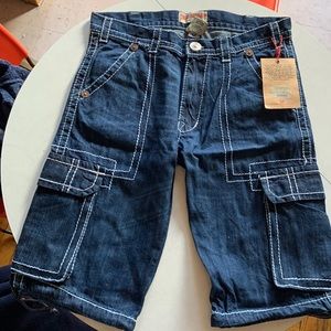 New true religion cargo shorts